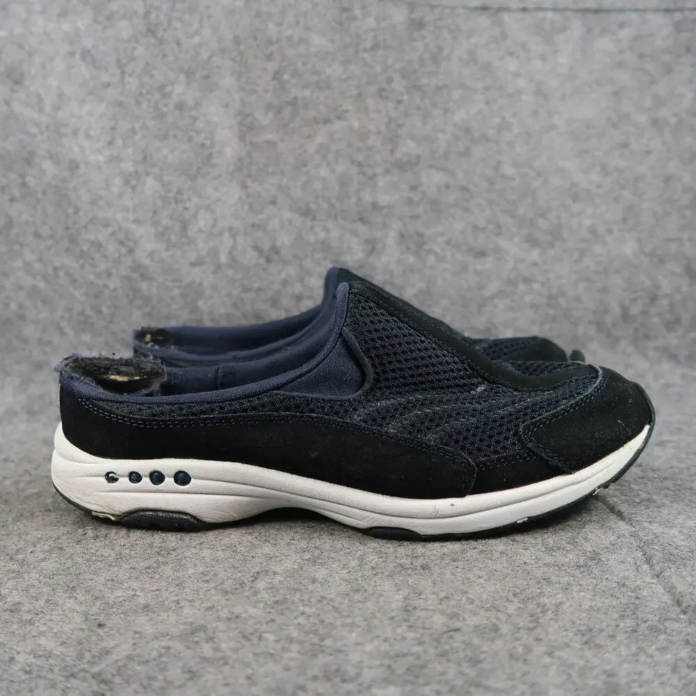 Easy Spirit Shoes Womens 8 Slip On Mule Travel Time Comfort Casual Leather Mesh